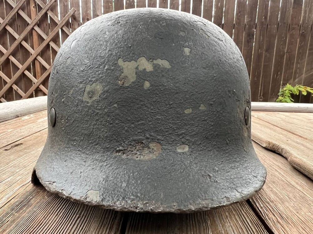 German helmet M35 / from Stalingrad