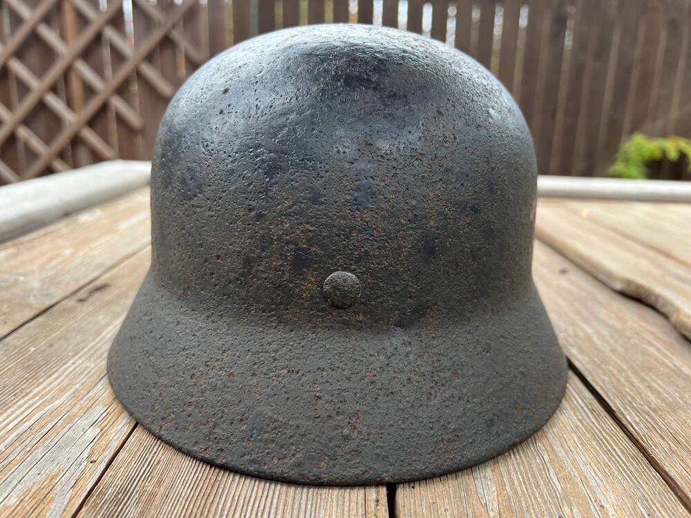 Croatian helmet M40 DD / from Stalingrad