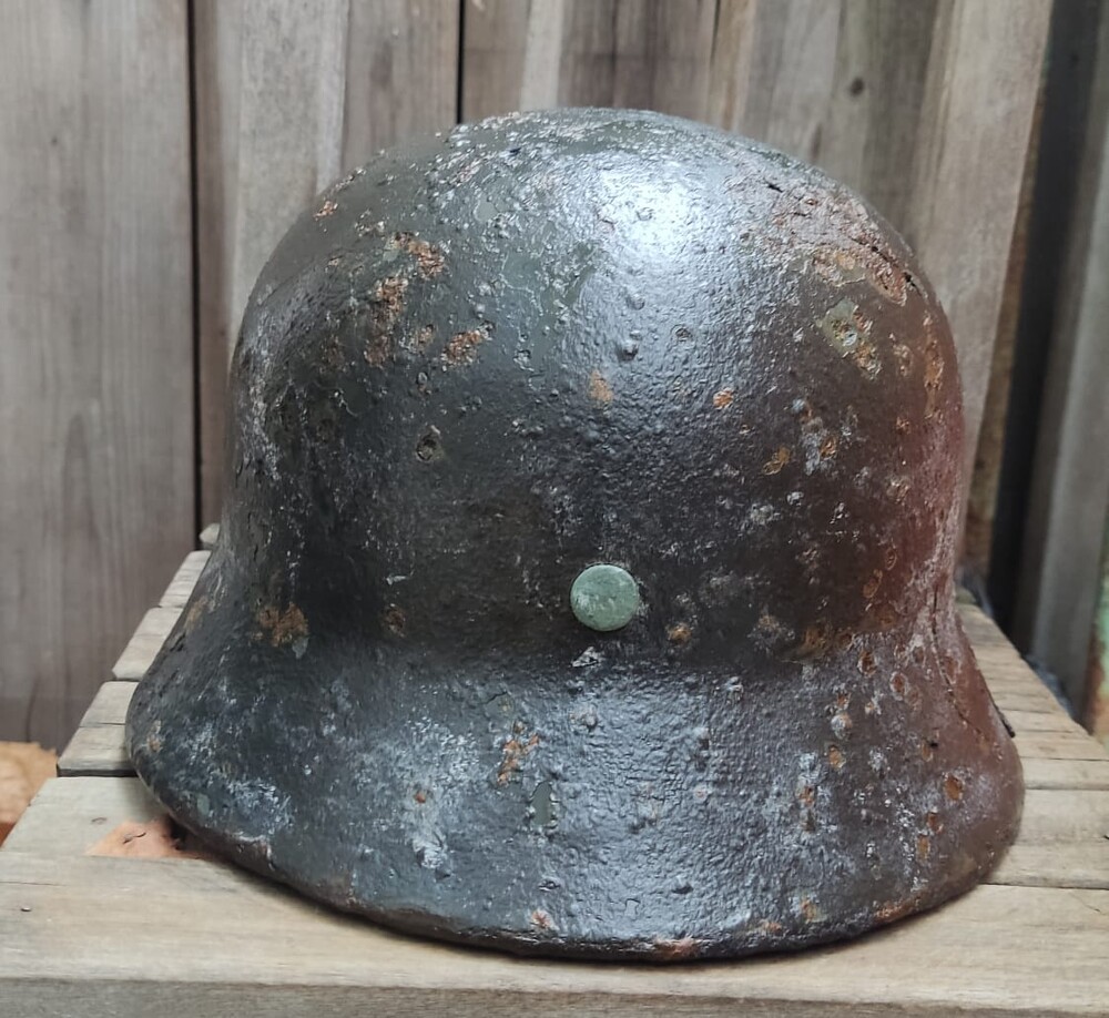 German helmet M40 / from Kalinin