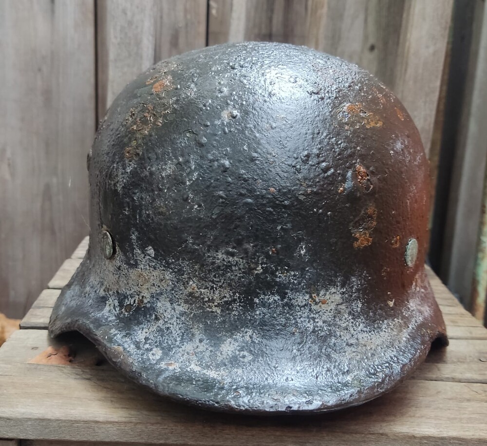 German helmet M40 / from Kalinin