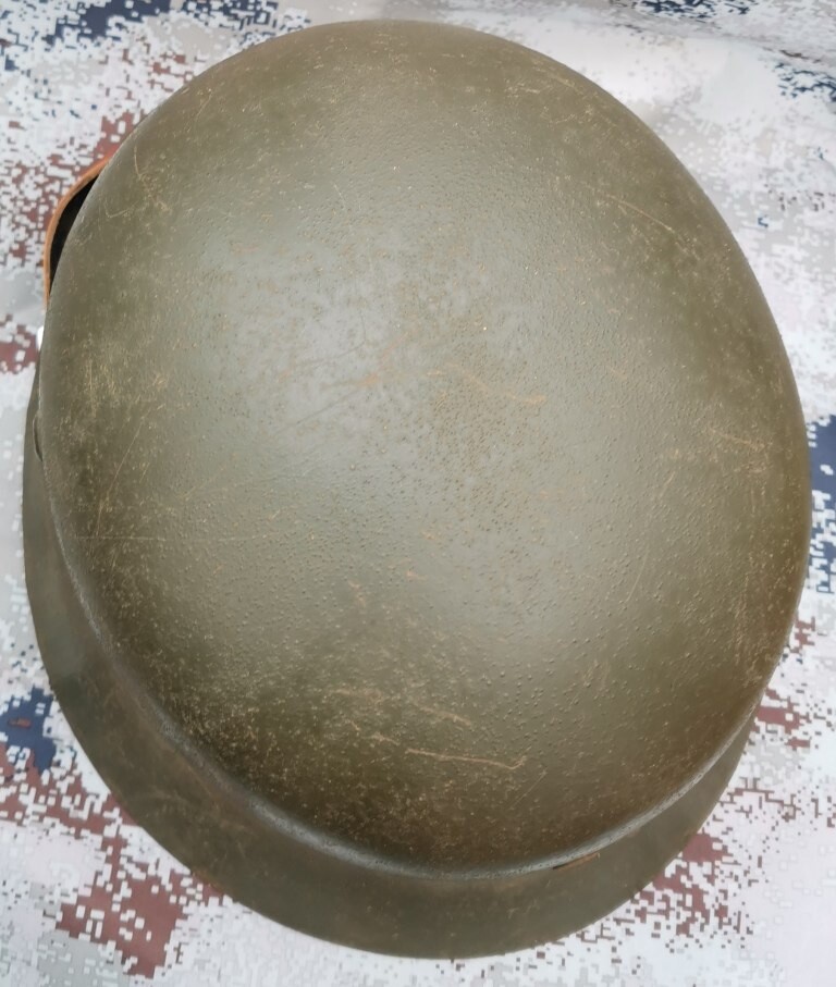 Restored German helmet M35 DD, Waffen SS