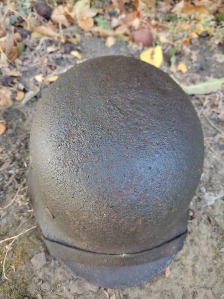 Luftwaffe helmet M40 / from Stalingrad