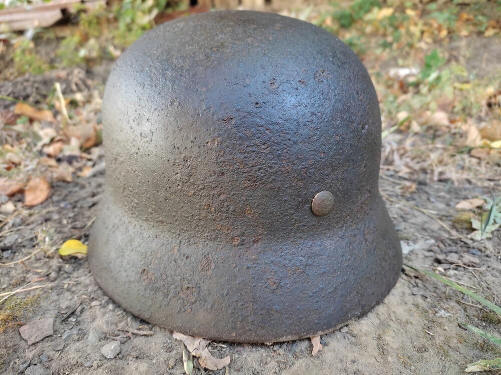 Luftwaffe helmet M40 / from Stalingrad