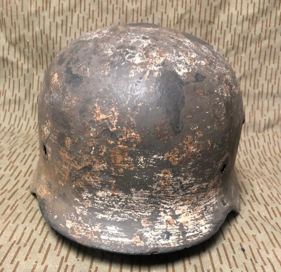 Wehrmacht helmet M35 DD / from Demyansk