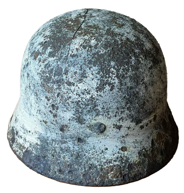 Winter camo helmet M35 / from Leningrad