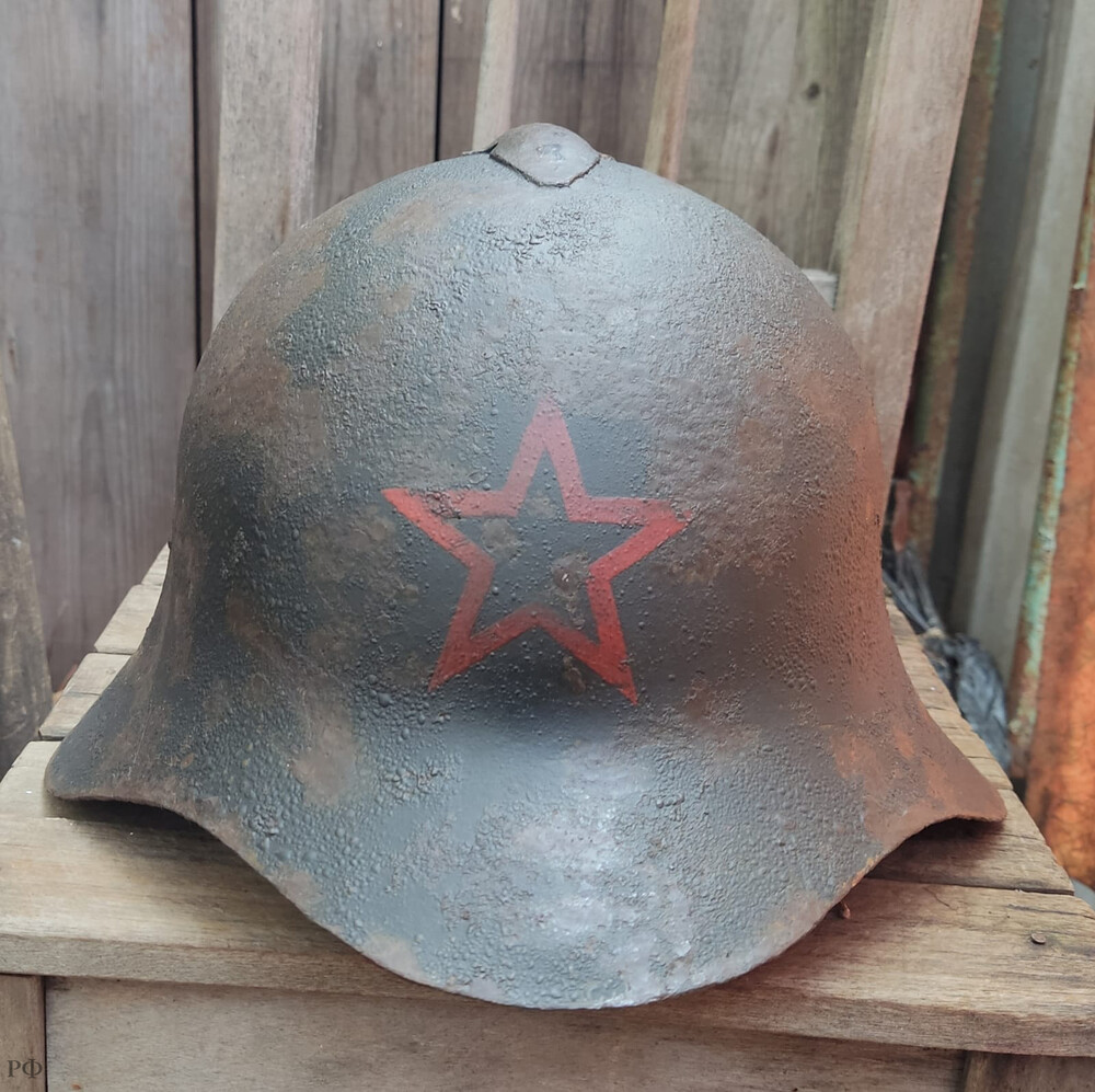 Soviet helmet SSh36 / from Smolensk