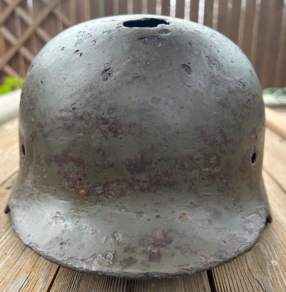 Wehrmacht helmet M35 DD / from Novgorod