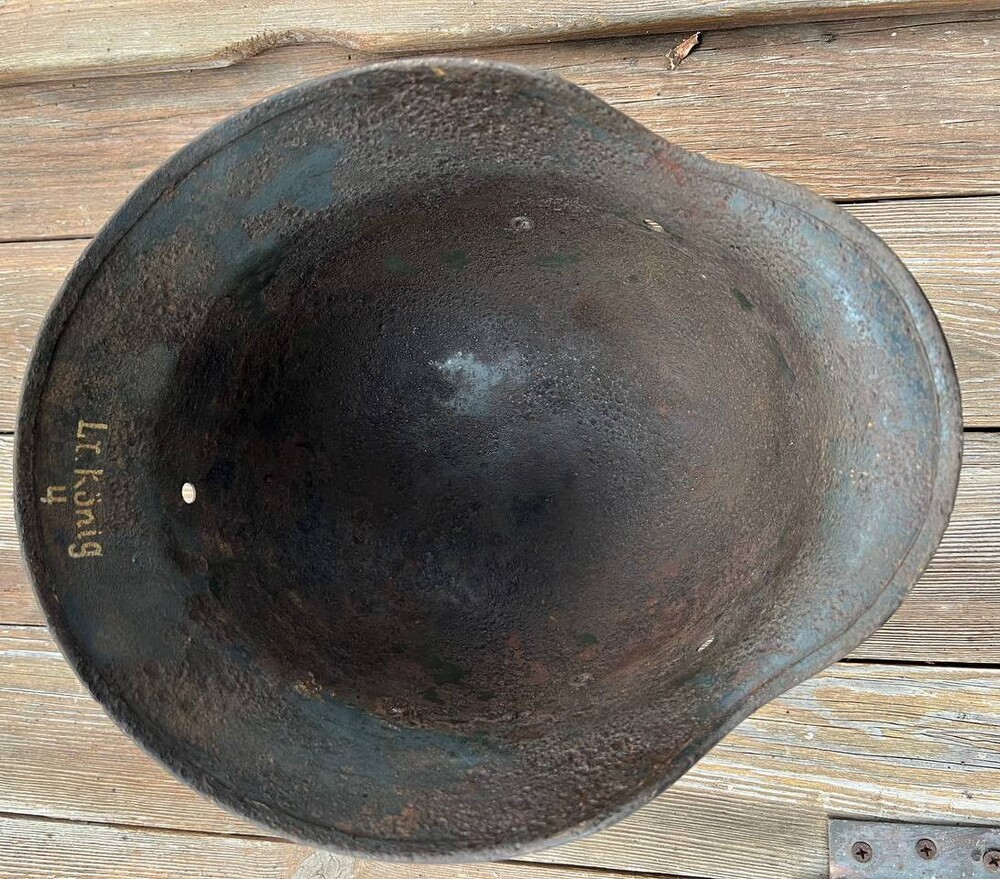 Wehrmacht helmet M35 DD / from Stalingrad