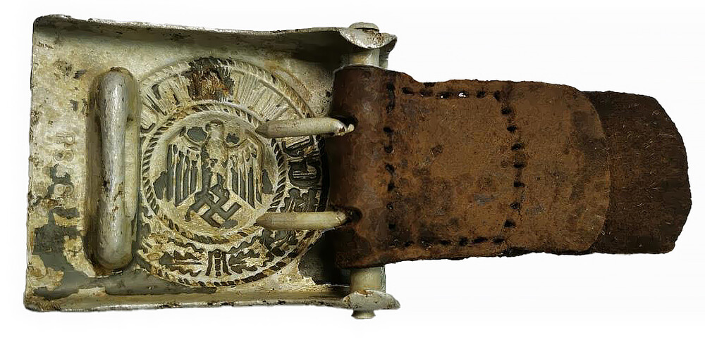 Wehrmacht belt buckle "Gott mit Uns" / from Stalingrad