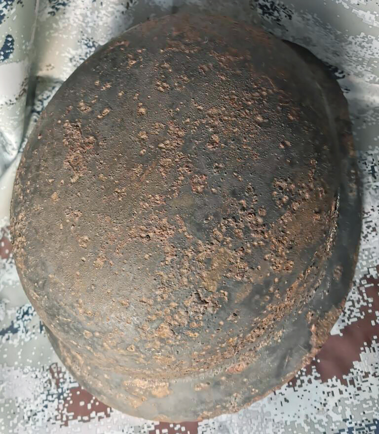 Luftwaffe helmet M35 DD / from Stalingrad