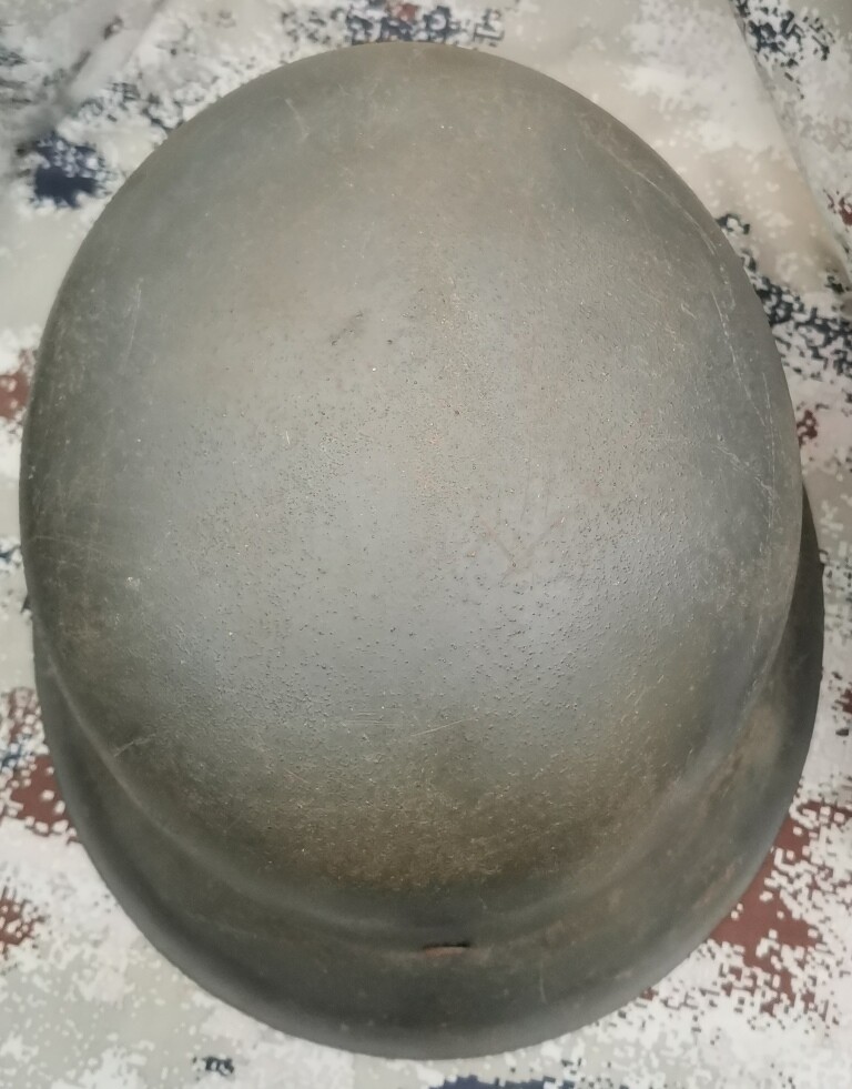 Restored German helmet M42, Waffen SS