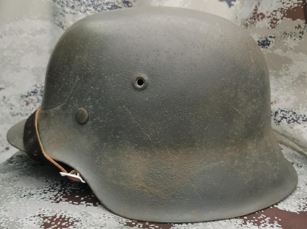 Restored German helmet M42, Waffen SS