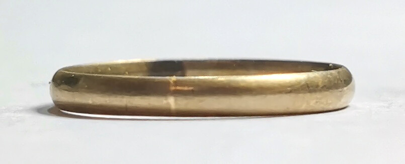 German gold wedding ring / from Belgorod