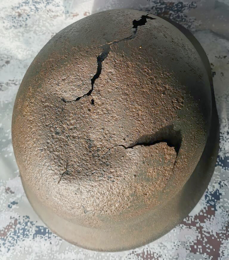 Wehrmacht helmet M42 / from Novgorod