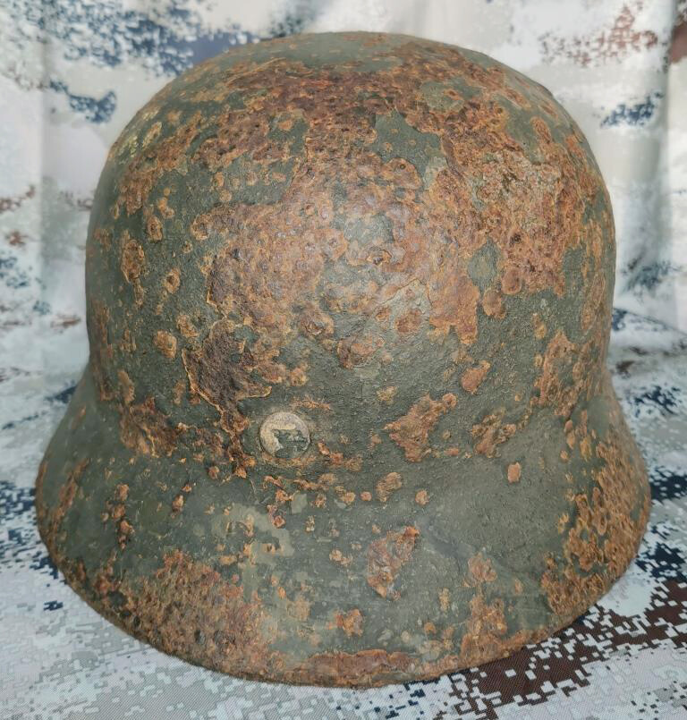 German helmet M35 / from Stalingrad