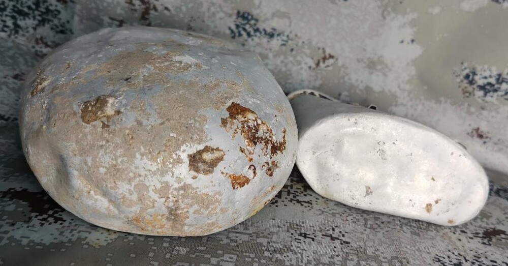 Soviet flask and German mug / from Stalingrad