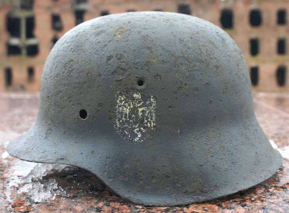 German helmet M42 / from Koenigsberg