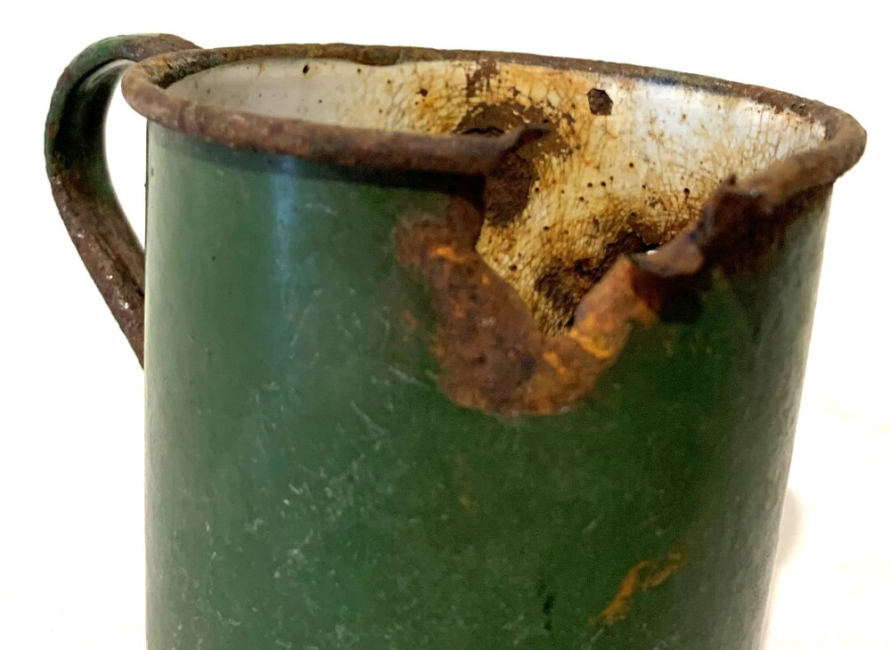 Soviet mug with spoon