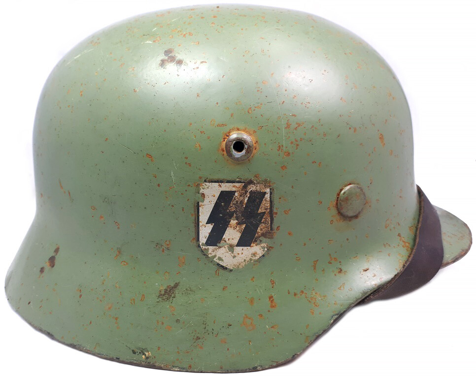 Сс 35. Waffen SS Helmet. German m35 SS Helmet. Каска Waffen SS. Шлем Ваффен СС.