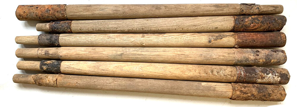 Wooden tent stakes