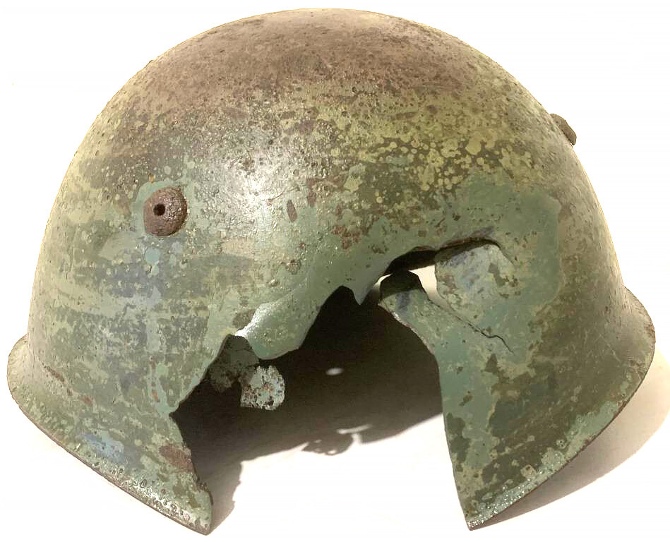 Italian helmet from Voronezh (Osetrovsky bridgehead)