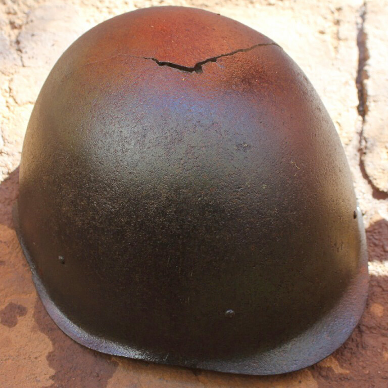 Soviet helmet SSh40 / from Vitebsk