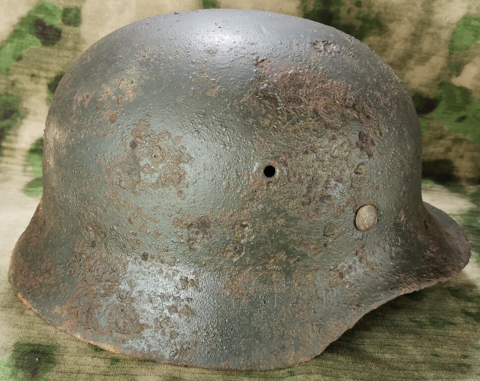 German helmet M40 / from Voronezh