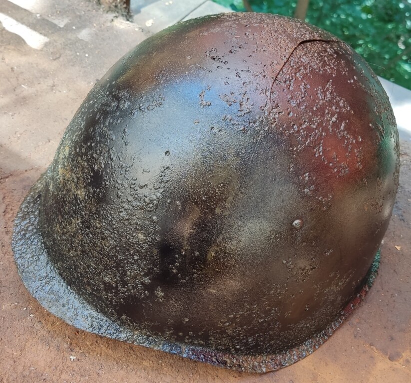 Soviet helmet SSh39 / from Smolensk