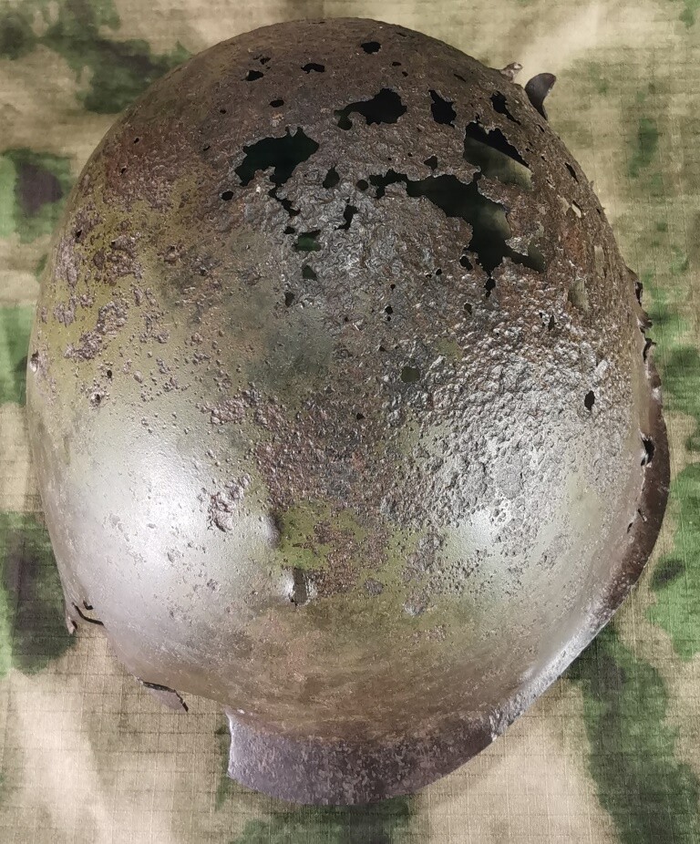 Soviet helmet SSh39 / from Kaluga