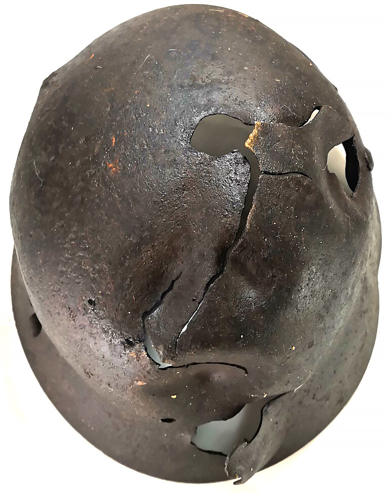 German helmet M35 DD / from Novgorod