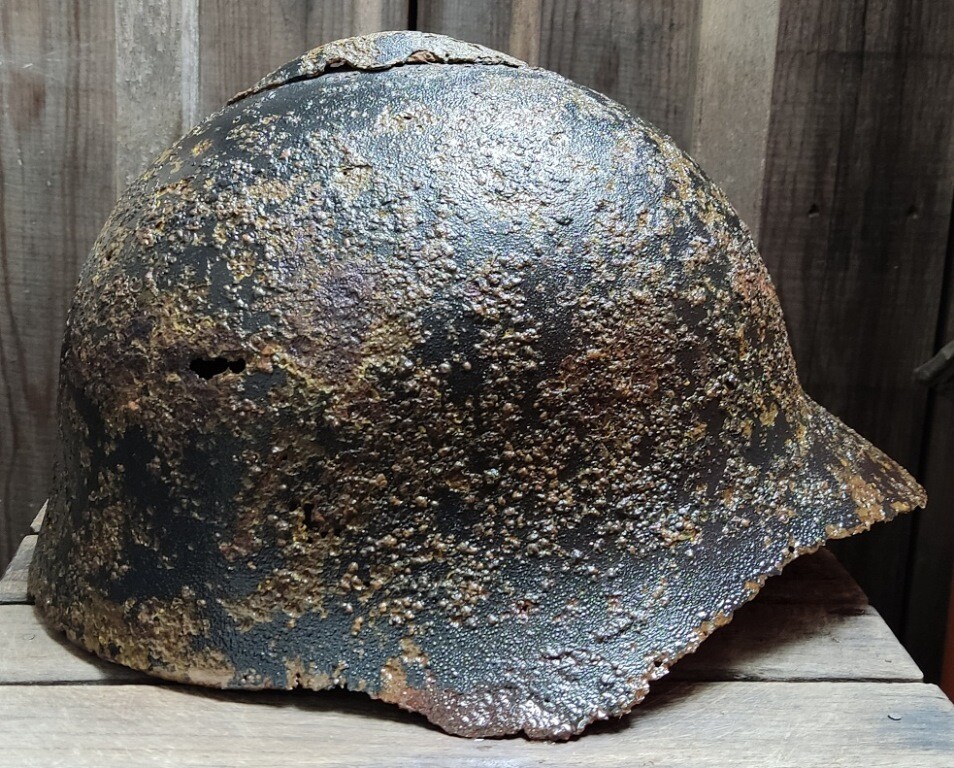 Soviet helmet SSh36 / from Kaluga