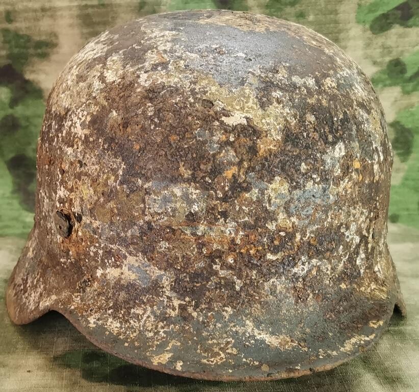 German helmet M40/ from Staraya Russa