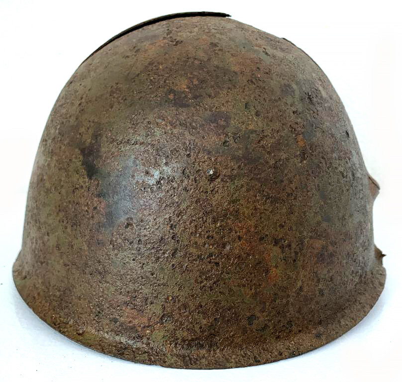 Soviet helmet SSh39 / from Stalingrad