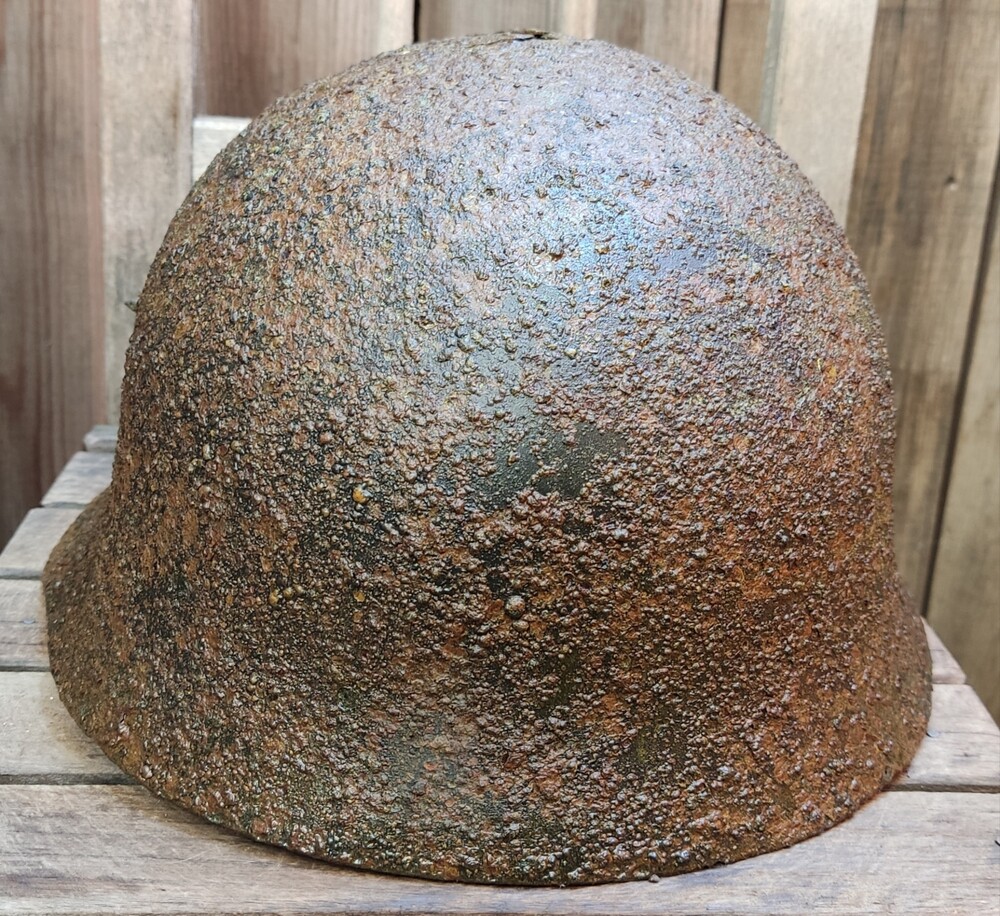 Soviet helmet SSh36 / from Novgorod