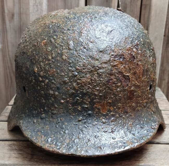 Luftwaffe helmet M40 / from Stalingrad