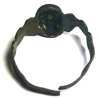 German ring with skull / from Konigsberg