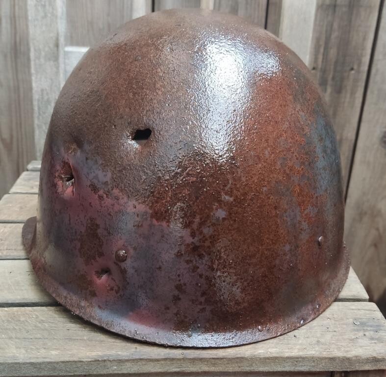 Soviet helmet SS39 / from Stalingrad