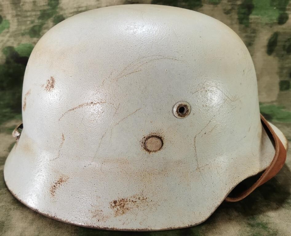 Restored Hungarian helmet M37