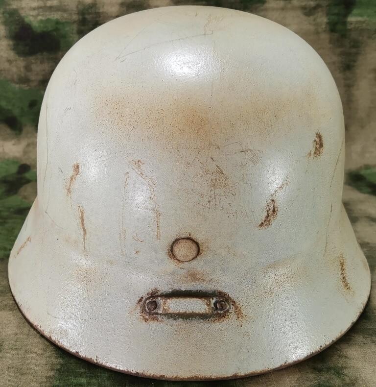 Restored Hungarian helmet M37