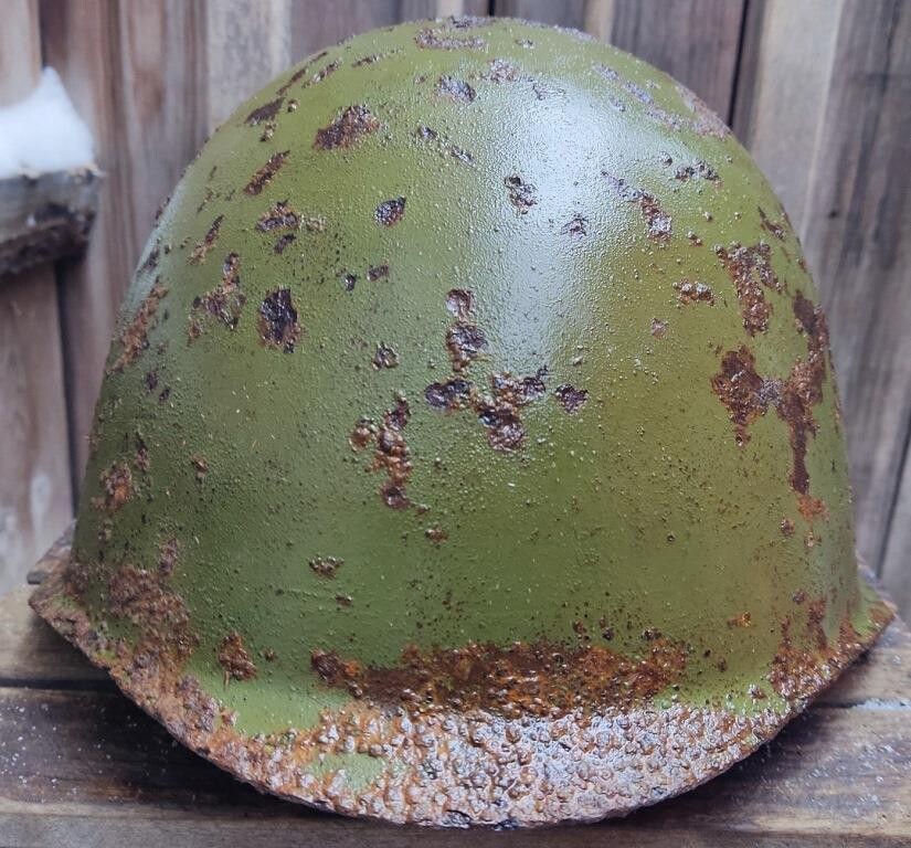 Soviet helmet SSh39 / from Karelia