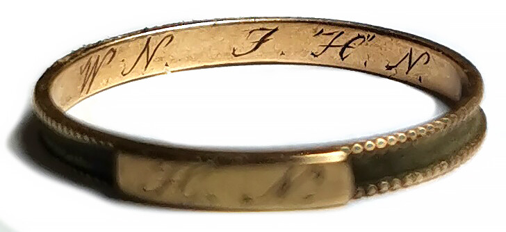 Gold-plated Wedding ring / from Königsberg