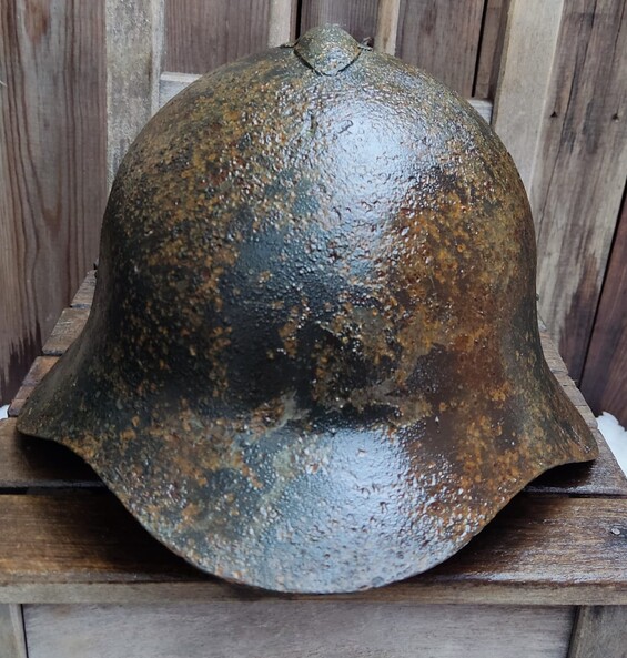 Soviet helmet SSh36 / from Karelia