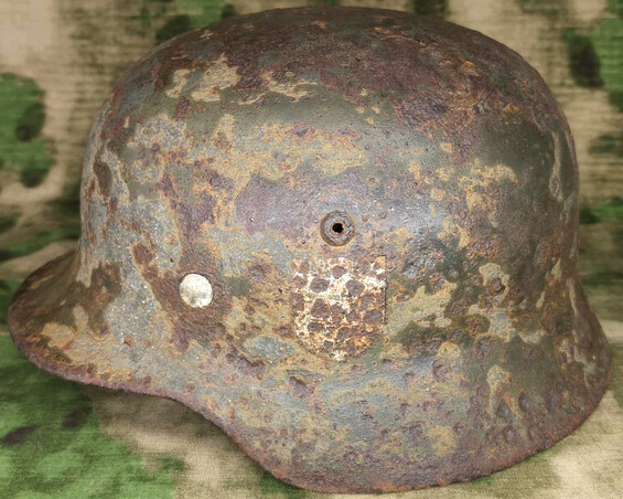 Wehrmacht helmet M35 DD / from Königsberg