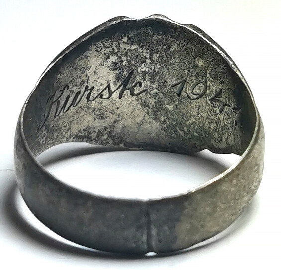 German ring with initials / from Kursk