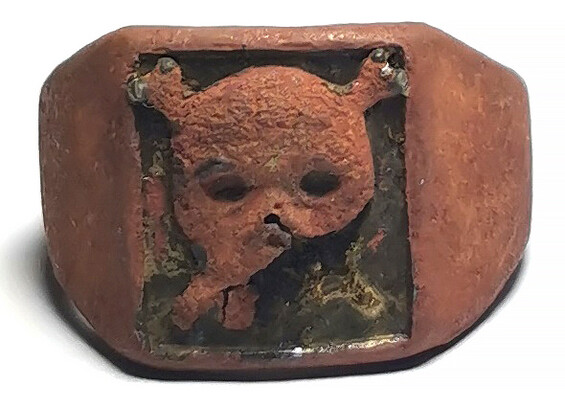 Ring with skull, 3 Reich