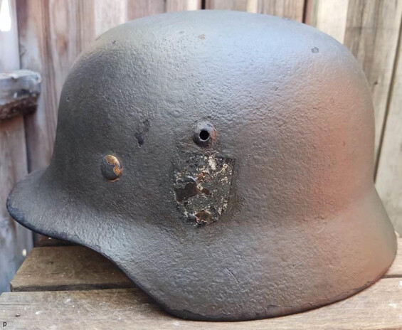 German helmet M35 / from Kalinin