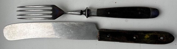 German knife and fork / from Demyansk
