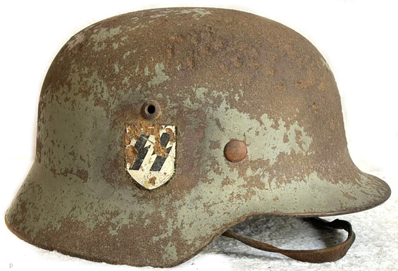 Waffen ss helmet M35 DD / from Karelia