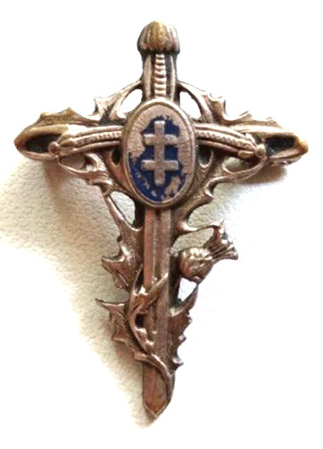 French Catholic military priest badge