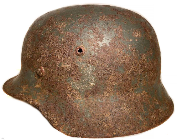 German helmet M35 / from Belgorod